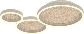 AVIANO LIGHTING 9069-313 BORMES Kerek Mennyezeti Lámpa Homokkő, Arany LED IP20