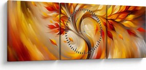 Kép - Őszi fa (órával) (90x30 cm)