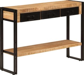 vidaXL tömör mangófa tálalóasztal 110 x 30 x 76 cm