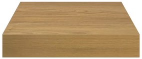 vidaXL Falpolc Falra szerelhető 2 pcs Barna 23 x 23,5 x 4 cm Faanyag