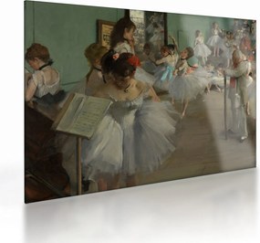 Üveg kép - Edgar Degas, The Dance Class, reprodukciók (70x50 cm)