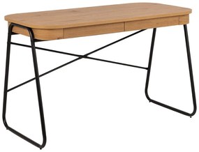 Íróasztal tölgyfa dekoros asztallappal 60x120 cm Blueton – Actona