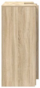 recepciós pult sonoma tölgy 135x50x103,5 cm szerelt fa