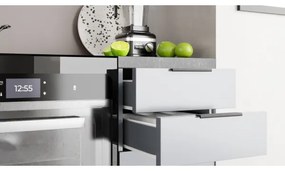 PEARL konyhabútor 240 cm szürke