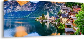 Kép - Alpesi falu (120x50 cm)