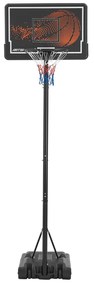 Juskys Kosárlabdapalánk kerekekkel - 255-305 cm
