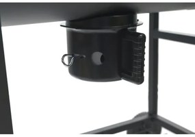 Faszenes grill, fekete