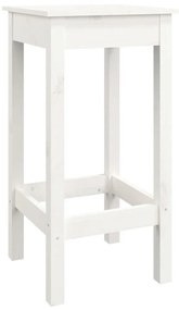 7 részes fehér tömör fenyőfa bárszett