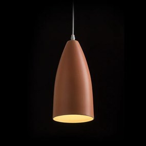 RENDL TUTTI závěsná oranžová keramika 230V LED E27 15W