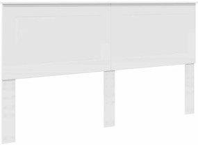 vidaXL Tárolós Ágy fejtámlával fiókkal Fehér 200 x 200 cm Faanyag