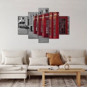 Kép - Londoni telefonfülkék (150x105 cm)