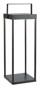 Fekete napelemes-USB kültéri LED lámpás (magasság 53 cm) Pure – Markslöjd