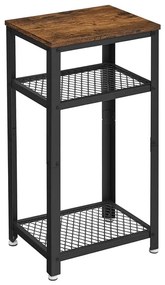 ELDUR kisasztal barna/fekete