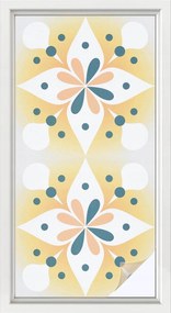 Szélvédőfólia Ablak Adatvédelem Virágos szimmetria 50x100