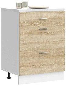 vidaXL “Lyon” konyhai alapszekrény Sonoma Oak Engineered Wood