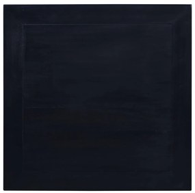 Világos feketekávé színű mahagónifa dohányzóasztal 68x68x30 cm