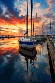 Poszter 40x60cm Naplemente Marina