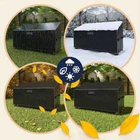 Deuba Védőhuzat kerti padra 134x66x63/89 cm - antracit