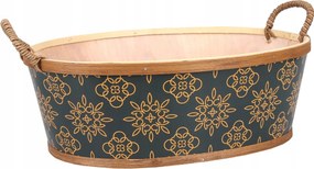 Ovális Ajándékkosár Fogantyúkkal 34x25x12/16 cm