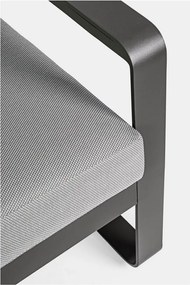 Szürke fém kerti fotel Merrigan – Bizzotto