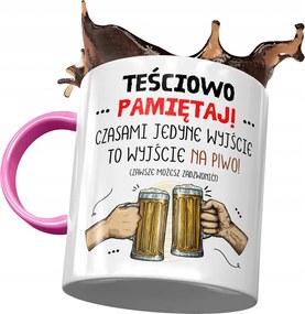 Rózsaszín bögre anyósnak, fényképes nyomott mintás ajándék