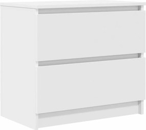 vidaXL fehér szerelt fa TV-szekrény 60x35x54 cm