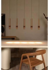 Lucide 24402/30/96 -LED Dimmelhető csillár zsinóron MARGARY 5xLED/4,2W/230V réz