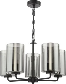 Dar Lighting modern csillár daylin fekete füstös darday0522