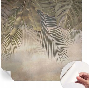 Matt öntapadós fotótapéta Falra Trópusi levelek 250x250 cm