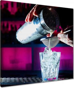 Vászonkép 60x60 Csapos koktél shaker