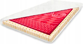 Masszírozó matrac 150x160 cm, latex fedőréteggel, keményítő H2 7 cm