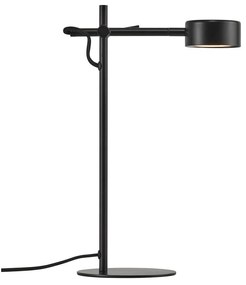 NORDLUX Clyde asztali lámpa, fekete, 2700K melegfehér, beépített LED, 5,5, 350 lm, 8.5cm átmérő, 2010835003