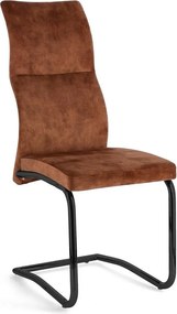 Konyakbarna kárpitozott étkezőszék Thelma – Bizzotto