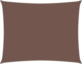 vidaXL barna téglalap alakú oxford-szövet napvitorla 2,5 x 3,5 m