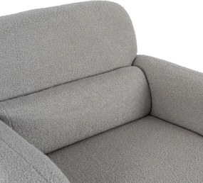 Pihenőfotel szürke színben, bouclé kárpittal TOGO