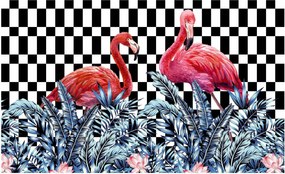 Fotótapéta állatok flamingók fotótapéta 208 x 146