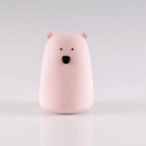 LED RGB gyerek érintős lámpa BEAR LED/0,8W/5V rózsaszín + USB