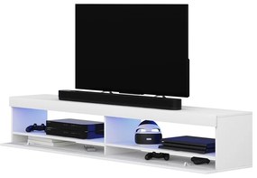 Tv szekrény/asztal Violett 140 (világítással) (fehér). 1098641