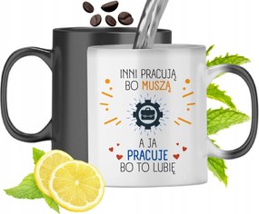 Mágikus Bögre Munkavállalóknak Színváltós, fényképes nyomattal