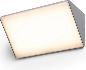 RENDL ANDANTE fali lámpa antracitszürke matt akrilát 230V LED 21W IP65 3000K