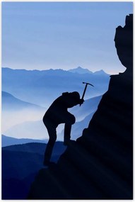 Poszterek 80x120 Magashegyi hegymászás