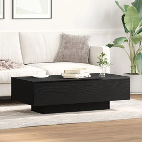 Kávézóasztal Fekete Tölgy 100x30x36,5 cm Mérnöki Fa
