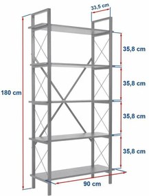 Elysian Black polcállvány
