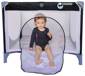 COSING - EMA Zebra szürke gyermek járóka