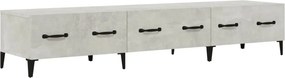 vidaXL betonszürke szerelt fa TV-szekrény 150 x 34,5 x 30 cm