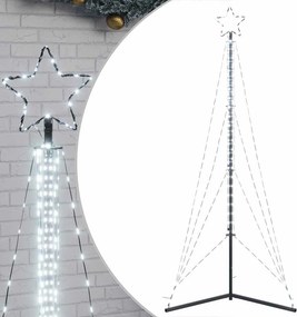 vidaXL hideg fehér LED karácsonyfa 483 LED 240 cm