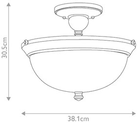 Hinkley HK-MAYFLOWER-SF - Felületre szerelhető csillár  MAYFLOWER 3xE27/60W/230V