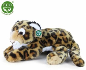 ECO-FRIENDLY plüss fekvő leopárd, 40 cm