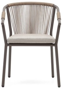 Bézs fém kerti szék Xelida – Kave Home