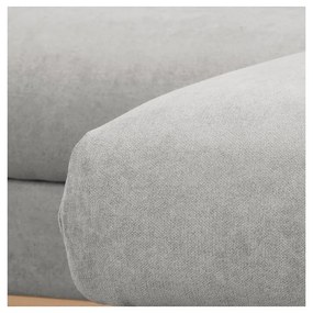 Világosszürke sarokkanapé (jobb oldali) Beata – Ropez